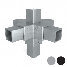 Firkantsrørkobling 4-vejs Bund