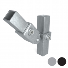 Fyrkantskoppling diagonal ledad