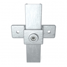 Firkantet fitting dobbeltsidet fiksering galvaniseret