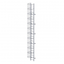 Facade­stige forhøjet 6–6,5 m inkl. faldsikring