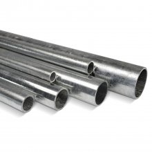 Stålrør Galv 42,4mm Sølv
