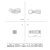Firkantet diagonal ledfitting Sort