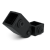 Firkantet diagonal ledfitting Sort