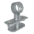 Rørkobling containerbeslag overside 48,3mm Galvaniseret
