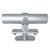 Rørkobling containerbeslag overside 48,3mm Galvaniseret