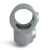 Rørkobling reducerende T-stykke 42,4-48,3 mm Galvaniseret