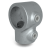 Rørkobling reducerende T-stykke 42,4-48,3 mm Galvaniseret