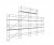 Facadestilladspakke Alu 12x6 m m/gavltop
