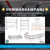 SOMMARKAMPANJ - Fri frakt på kompletta ställningar!