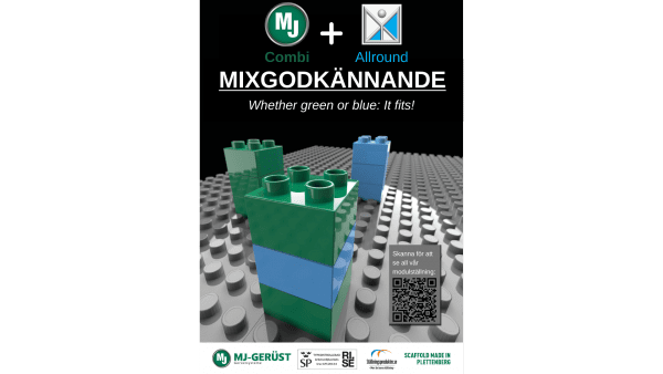 Mixgodkännande Mj gerüst och Layher modul