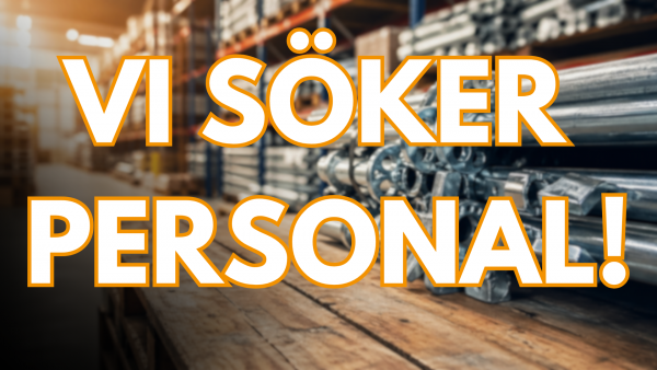 Vi söker personal!