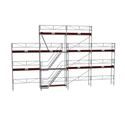 Stilladstrailer m/120 m² Villapakke