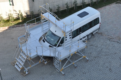 Specialdesignet Arbejdsplatform Tog