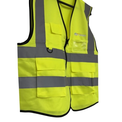 Varselväst reflex 4 fickor