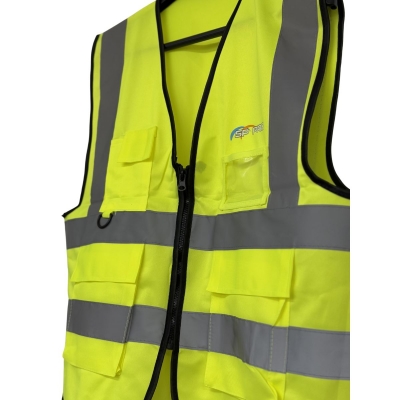 Varselväst reflex 4 fickor