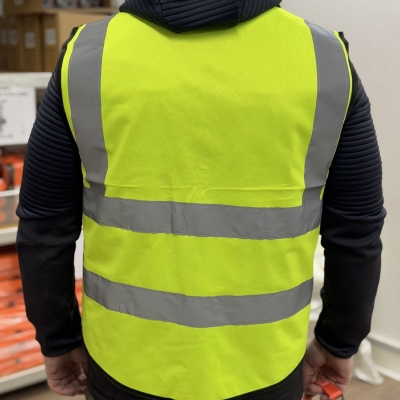 Varselväst reflex 4 fickor