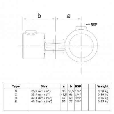 Rørkobling Diagonal Vinklet
