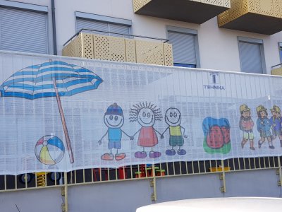 Stilladsdug m/logo 50 m