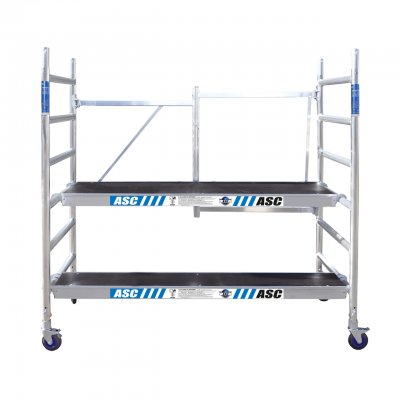 grå hantverkarställning två plattformar