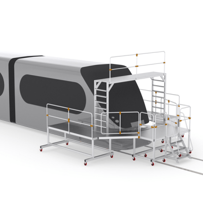 Specialdesignet Arbejdsplatform Tog