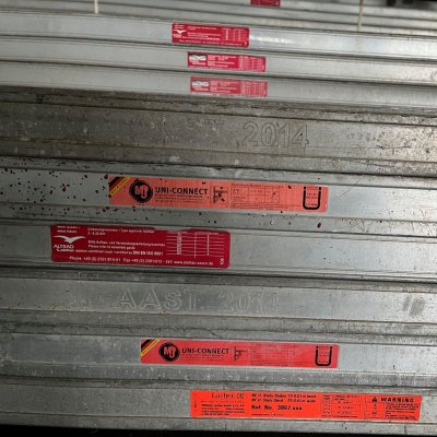 Brugt Platform Aluminium 3,07x0,61 m