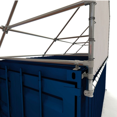 Skiltestillads Container Overside