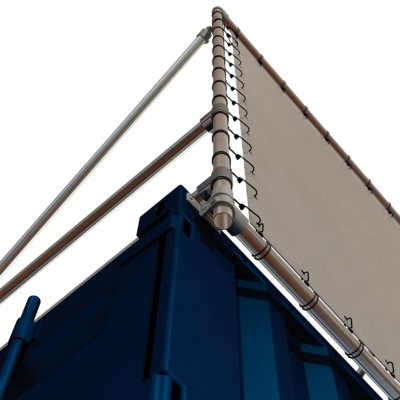 Skiltestillads Container Overside