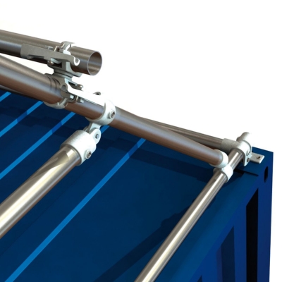 Skiltestillads Container Overside