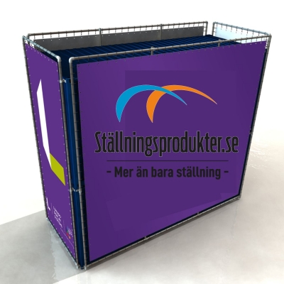 Skiltestillads Container 360 Dobbelt