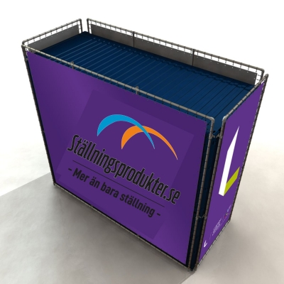 Skiltestillads Container 360 Dobbelt