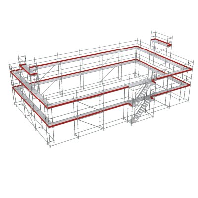 Byggestillads modul ALU 354m2