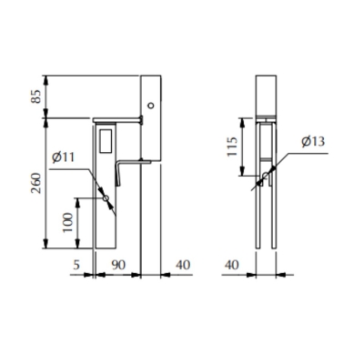 Combisafe Trappebeslag 1202