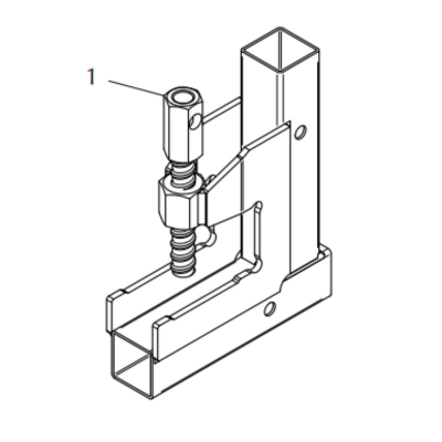 Combisafe Stål Skruetvinge STD 1565
