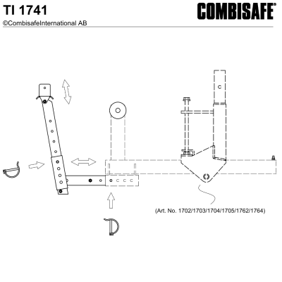 Combisafe Bakstöd Justerbart 1741