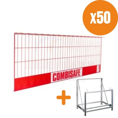 Combisafe Rækværksnet Stål 2,6 m Klasse A