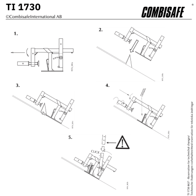 Combisafe Pladetagsbeslag 1730