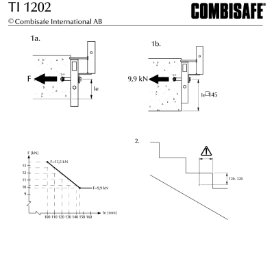 Combisafe Trappebeslag 1202