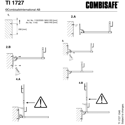 Combisafe Vinkelflex Beslag