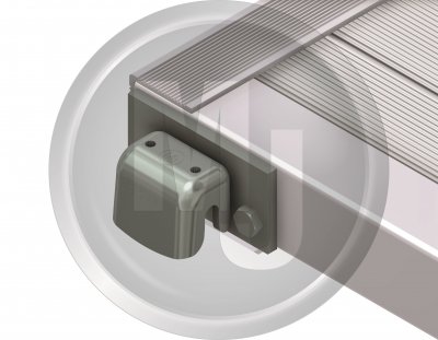 Stilladstrappe Aluminium 1,50 m