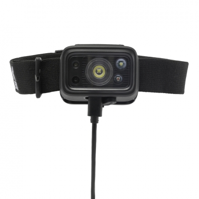 Pannlampa med svart band