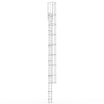 Facadestige 10m inkl. faldsikring