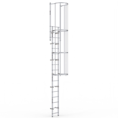 Facadestige 4-4,7 m inkl. faldsikring