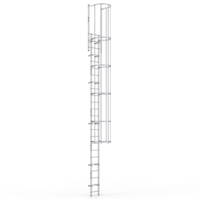 Facadestige 6-6,7 m inkl. faldsikring