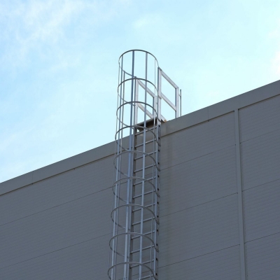 Facadestige 6-6,5 m inkl. faldsikring