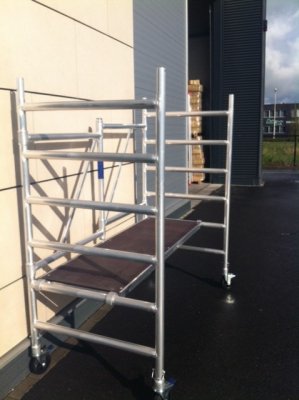 Hantverkarställning sidan utomhus