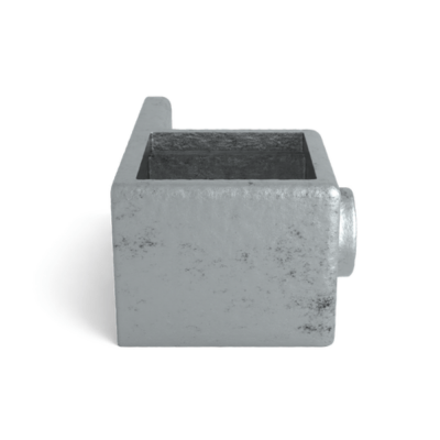 Firkantet fitting enkeltsidet fiksering galvaniseret