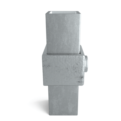 Firkantet fitting enkeltsidet fiksering galvaniseret
