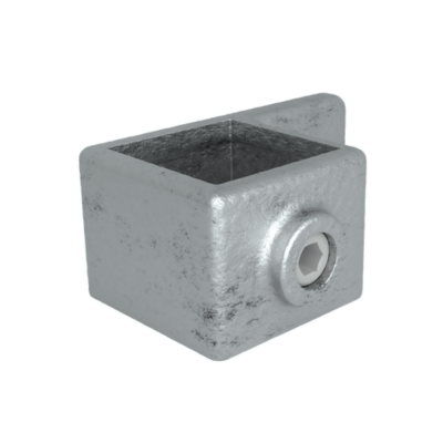 Firkantet fitting enkeltsidet fiksering galvaniseret
