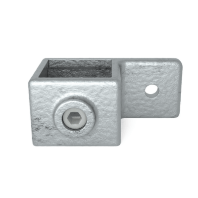 Firkantet fitting enkeltsidet fiksering galvaniseret