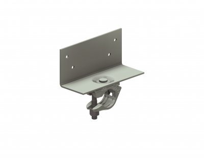 Halvkobling m. vinkeljern 48 mm